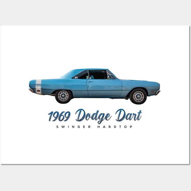 1969 Dodge Dart Swinger Hardtop Wall Art by Gestalt Imagery